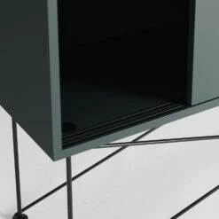 Vogue Sideboard 136H, Grey/2G/Black -Woonwinkel decotique vogue sideboard 136 with frame stand 247