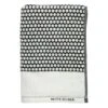 Mette Ditmer Grid Bath Towel 70x140 Cm, Black/Off-White -Woonwinkel mette ditmer grid handduk black off white 7
