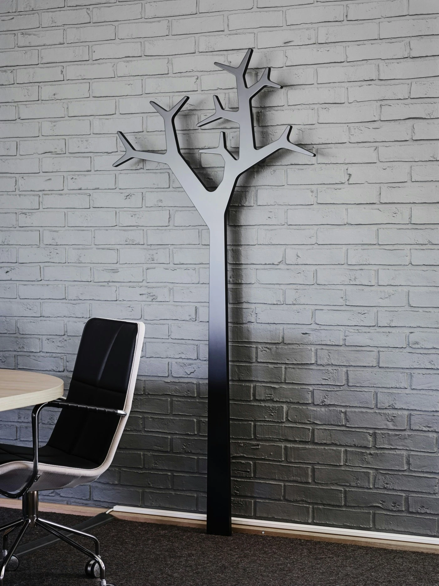 Swedese Tree Wall Kapstok 194 Cm, Zwart 6 Swedese Tree Wall Kapstok 194 Cm, Zwart - Afbeelding 4